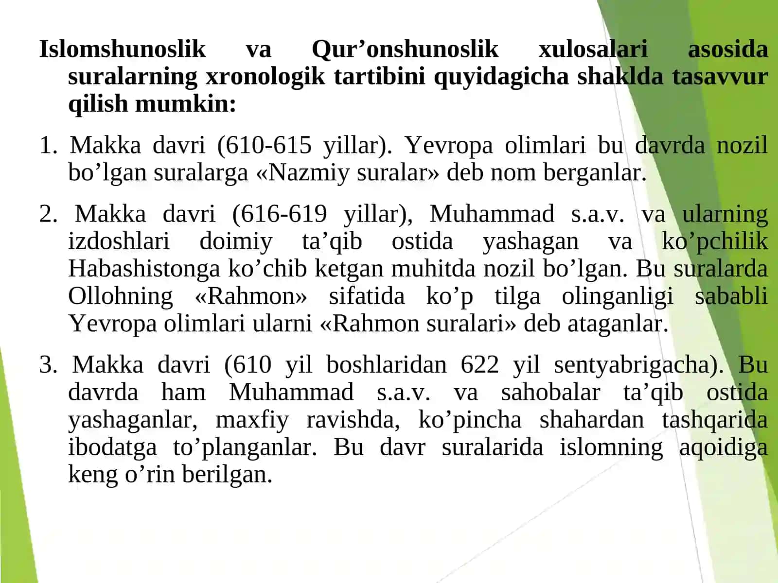 Islom dini manbalari, aqidaviy maktablari va ularning hozirgi davrdagi ahamiyati 4