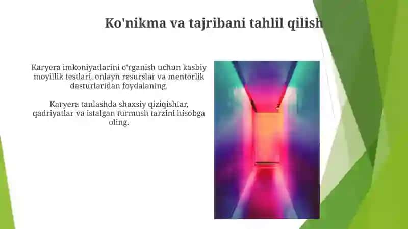 Kasb tanlashning zamonaviy usullari 4