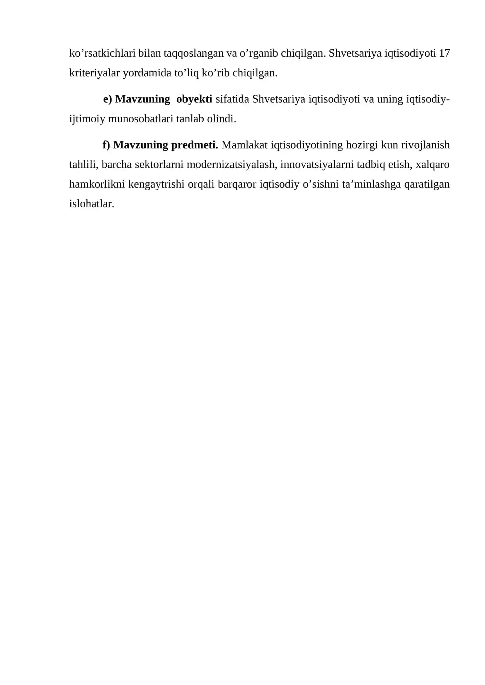 SHVETSARIYA IQTISODIYOTI 4