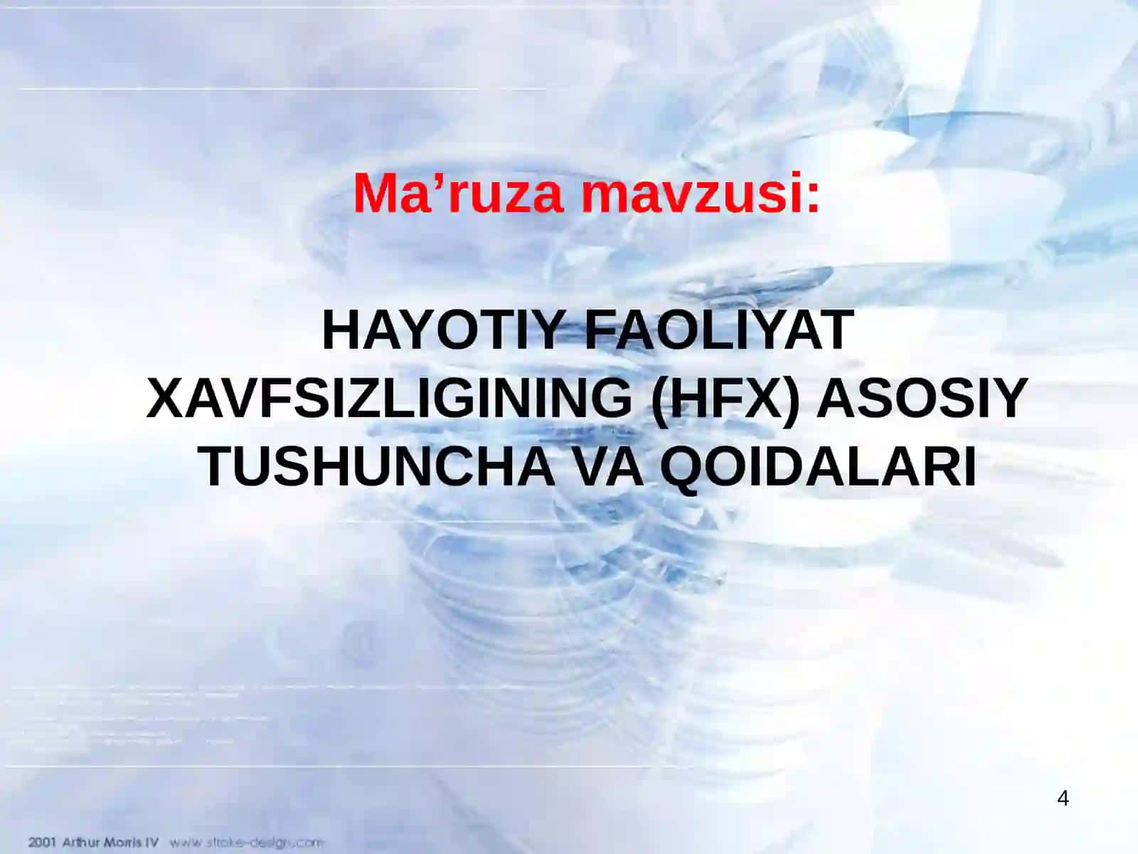 Ҳаёт фаолияти хавфсизлиги (транспортда) 4