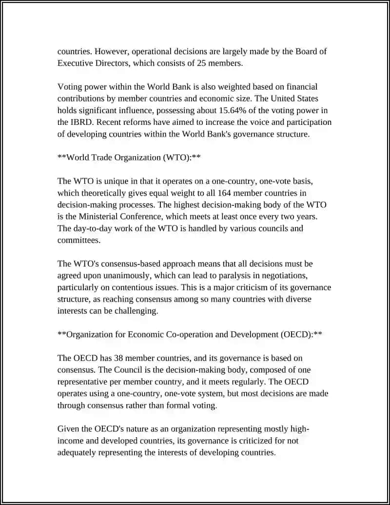 International Economic Organizations Review 4