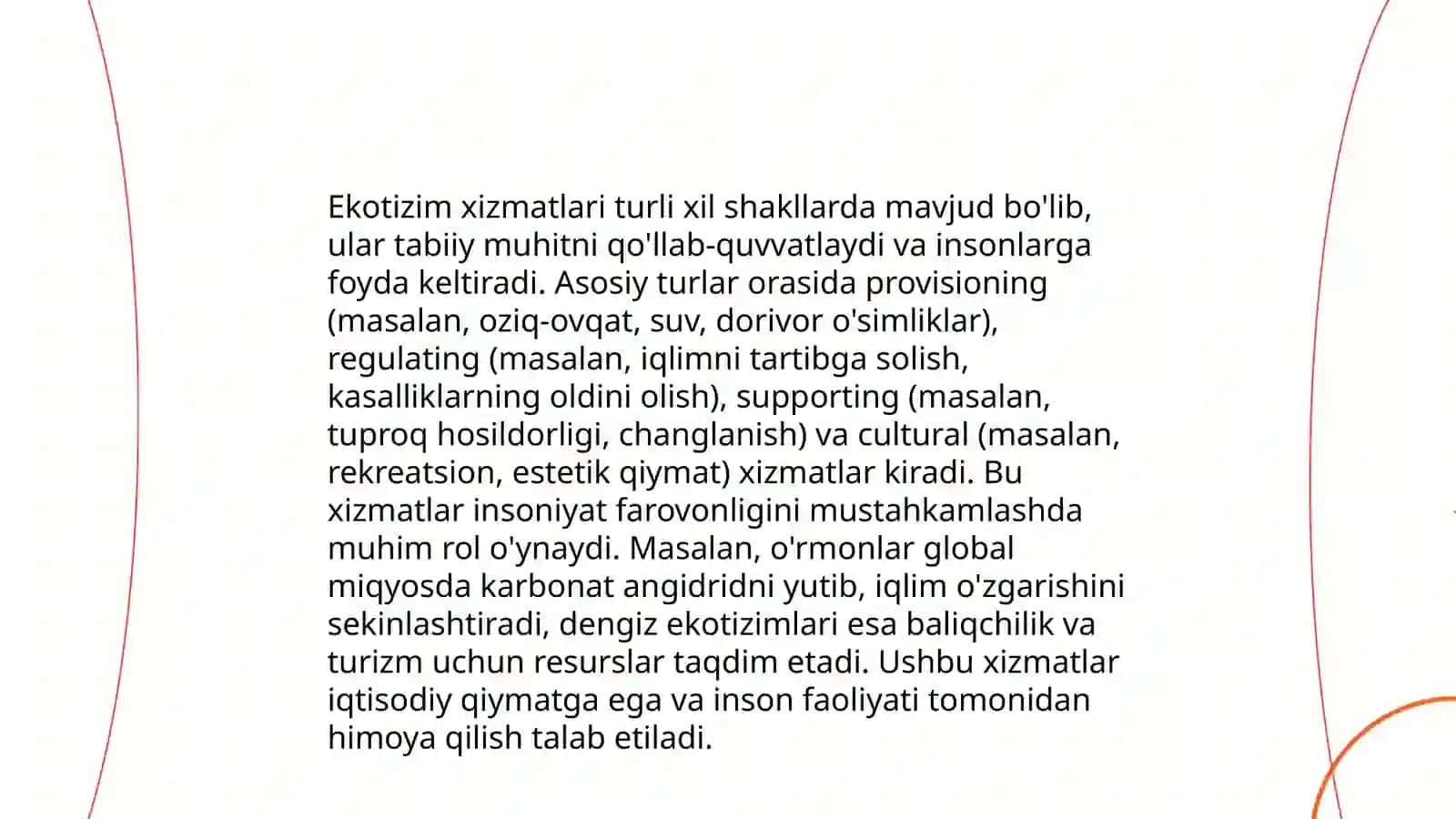 Ekotizim hizmatlarini iqtisodiy baholash 4