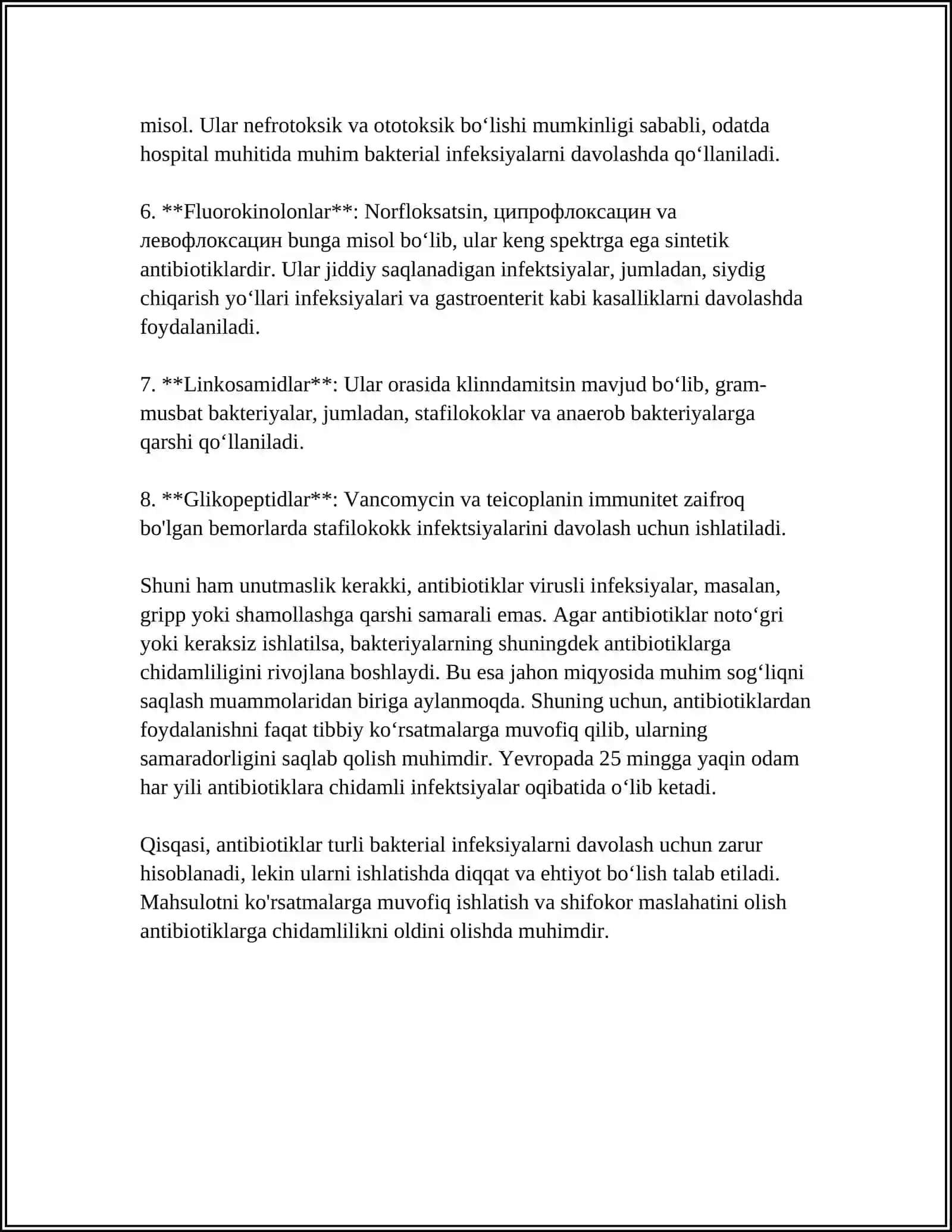 XUSUSIY FARMAKOLOGIYA MIKROBLARGA QARSHI VOSITA 4
