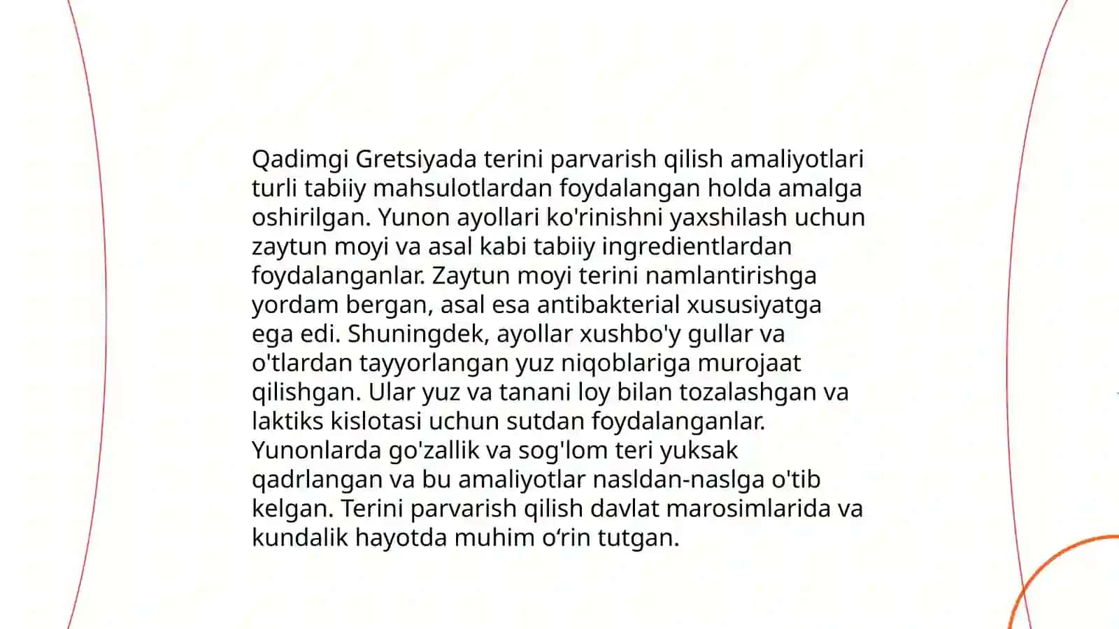 Qadimgi Gretsiyada kosmetologiyaning qo'llanishi 4