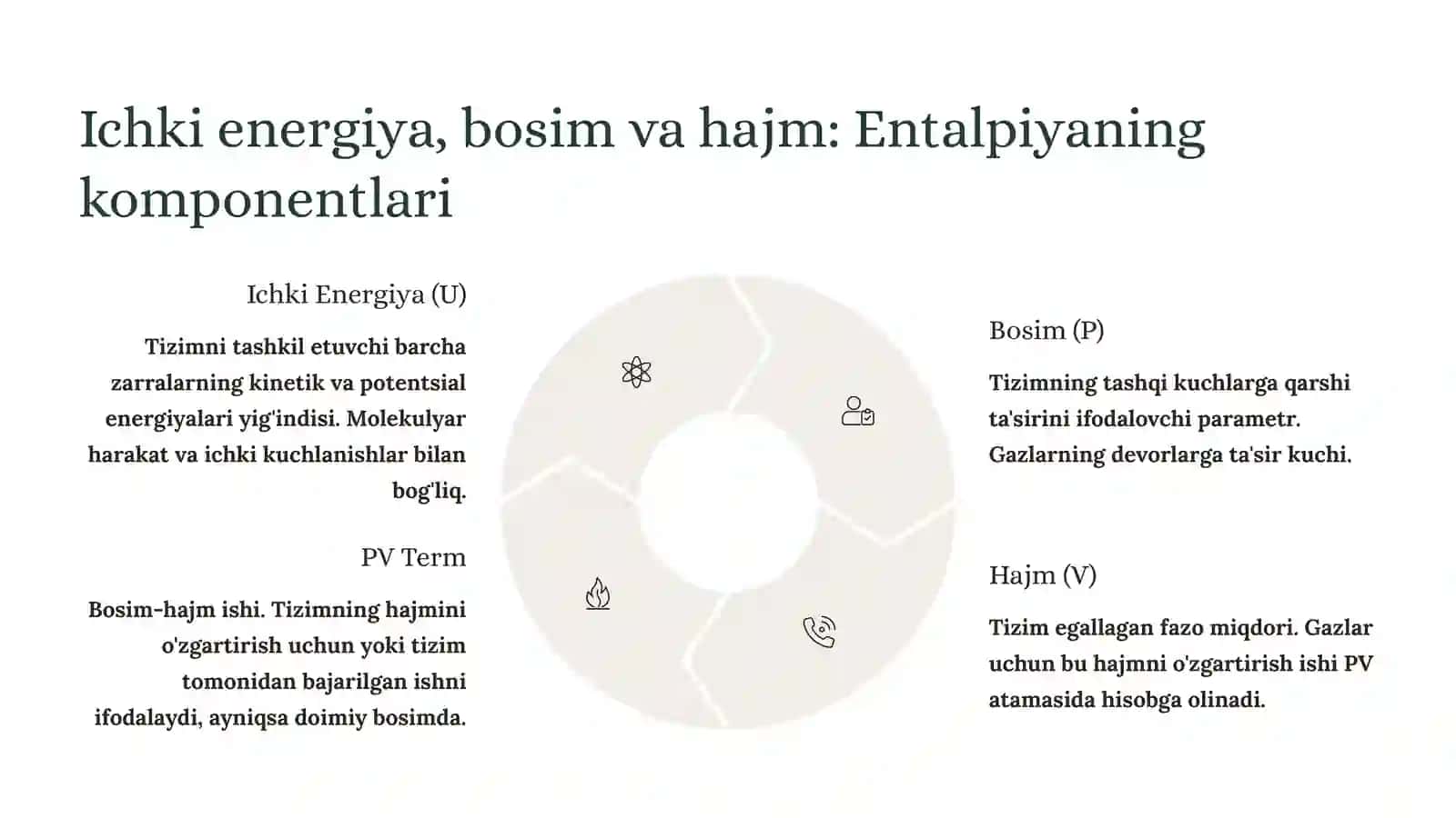 Gazlarning entalpiyasi 4
