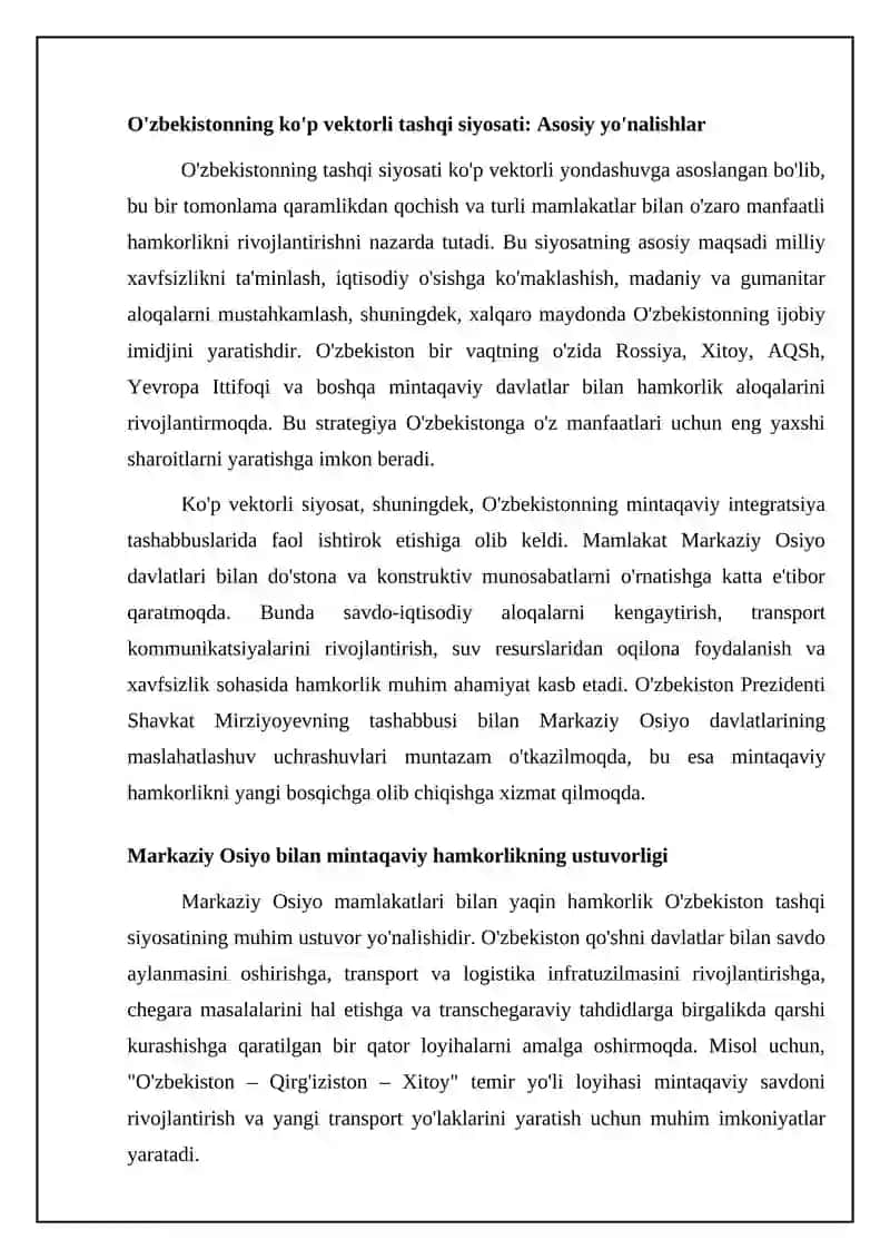 O'zbekiston va jahon hamjamiyati 4