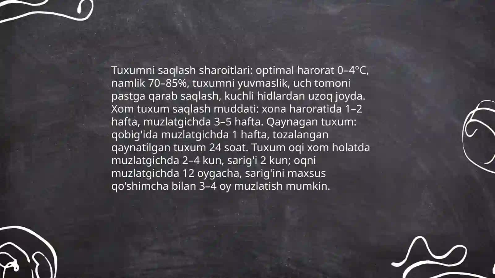 Tuxumni pishirish texnologiyasi 4