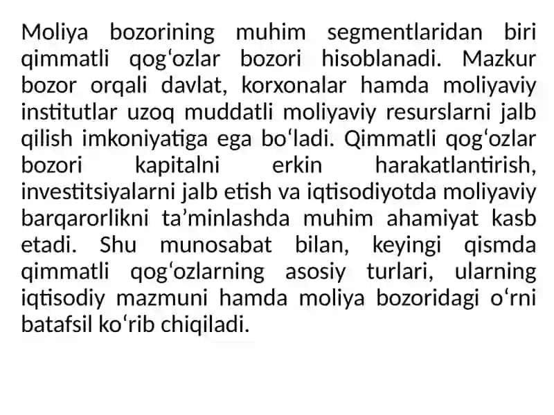 Moliya bozori 4