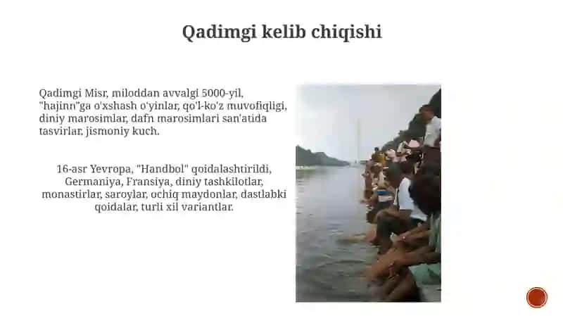 Gandbol uyini tarixi 4