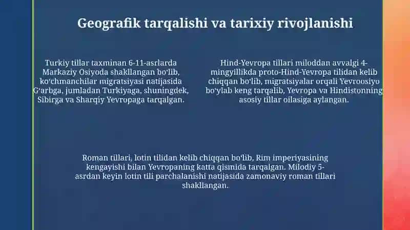 Tiloilalari. Hind-yevropatillarioilasi. Romantillari 4