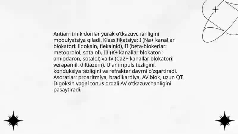 Dori moddalari farmakologiyasi 4