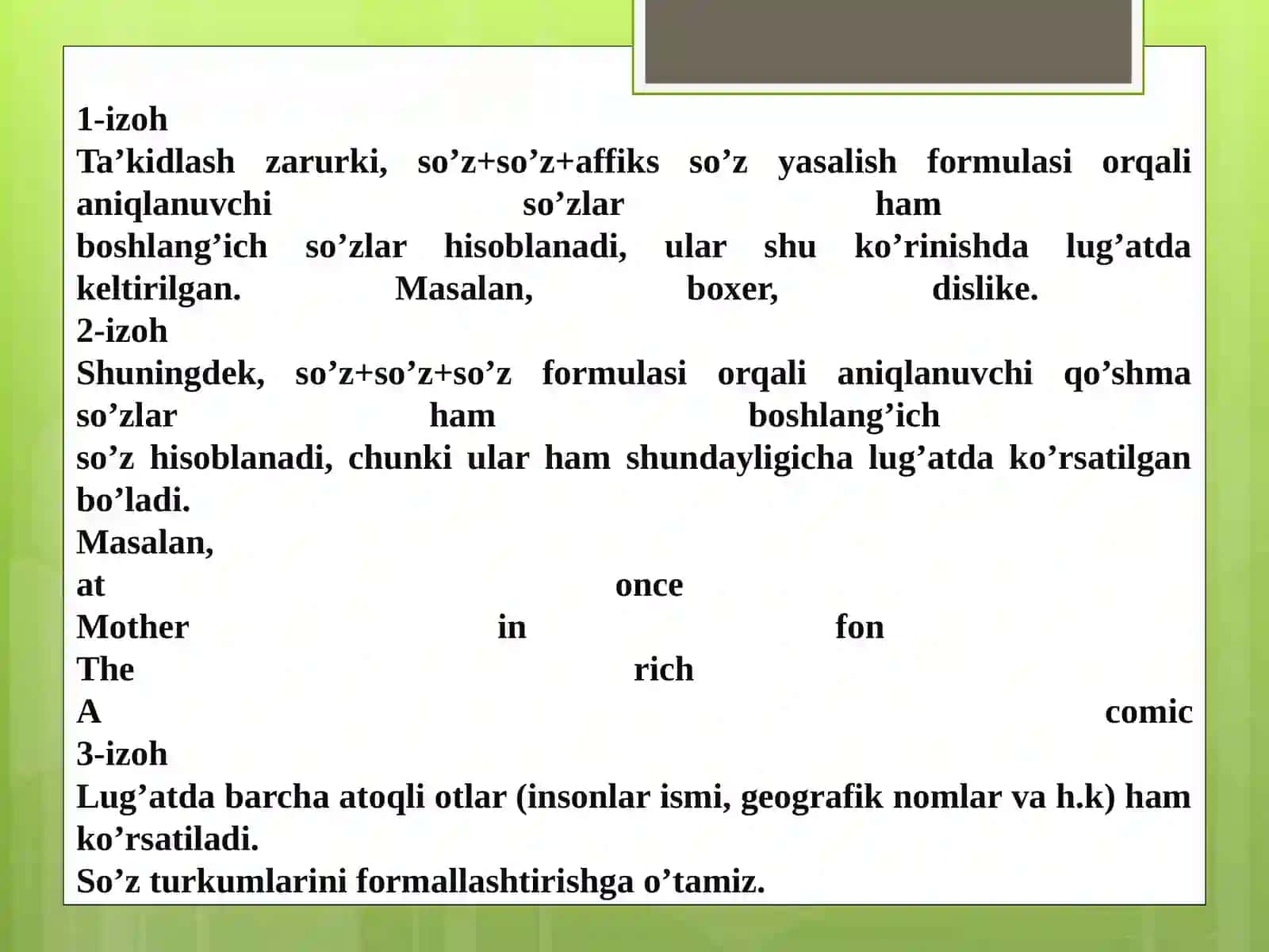 So’zturkumlariniformallashtirish 4