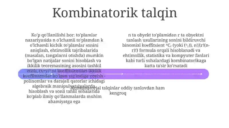 Binomial koeffitsentlar 4