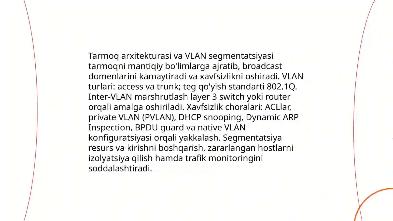 Tarmoq xavfsizligini ta'minlash 4