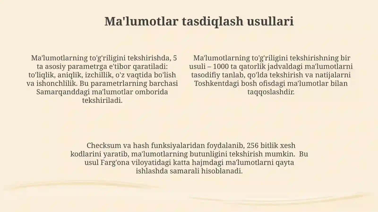 Ma'lumotlar yaxlitligi 4