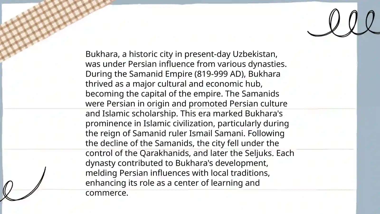 History of Bukhara 4