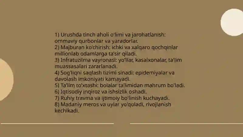 Urush va tinchlik muamolari 4