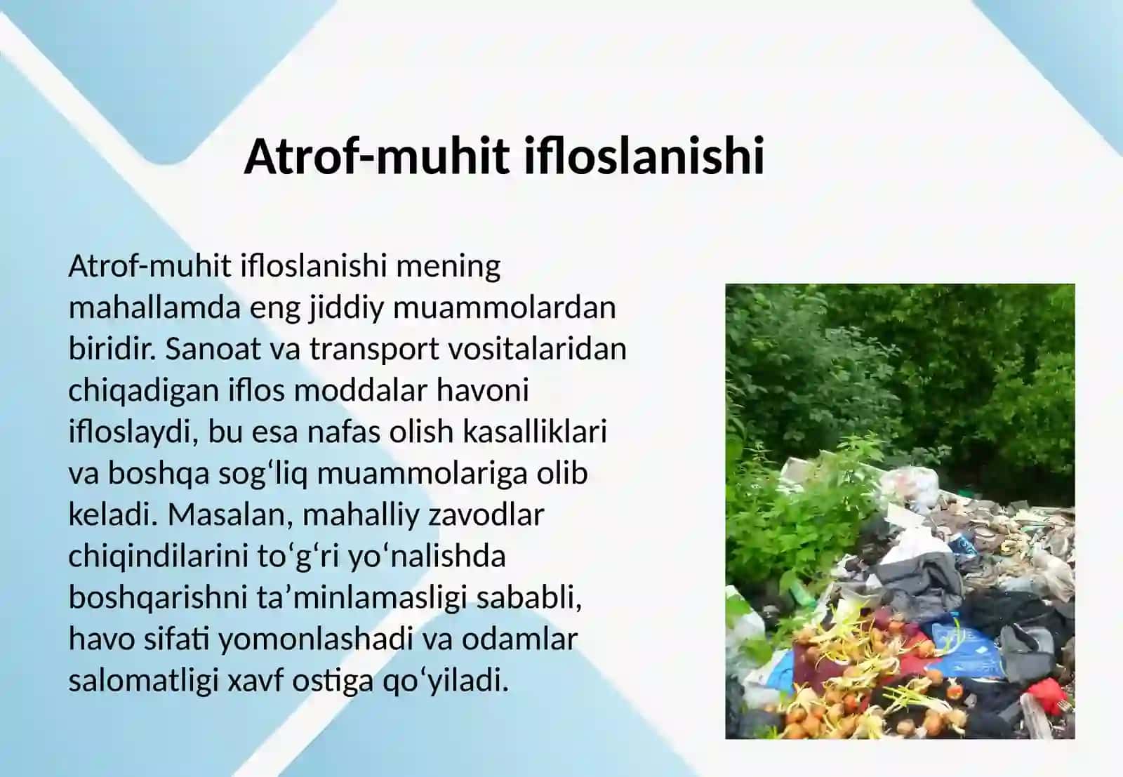 MENING MAHALLAMDAGI EKOLOGIK MUAMMOLAR 4