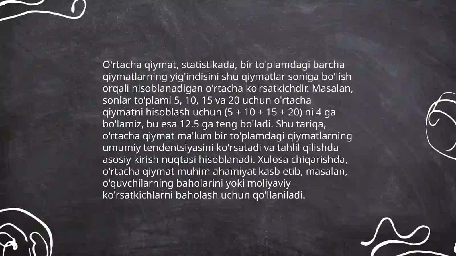 Statistika: Asosiy Tushunchalar va Toifalar 4