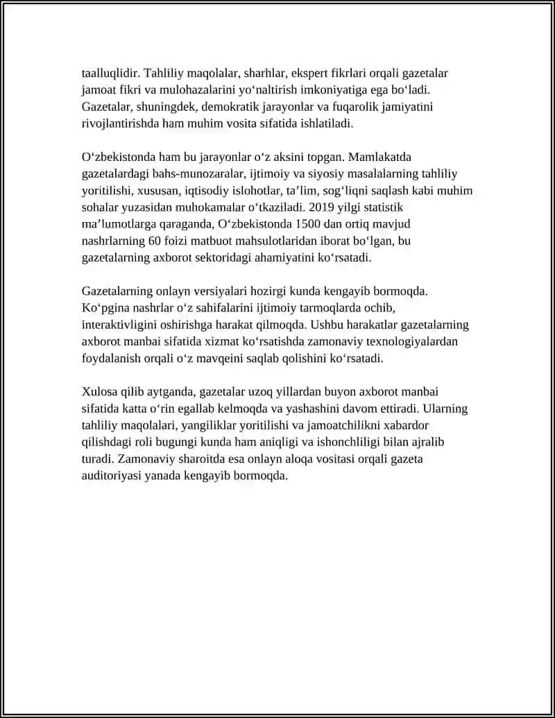 G'AZETA VA UNI OAV TIZMIDAGI ORNI 4