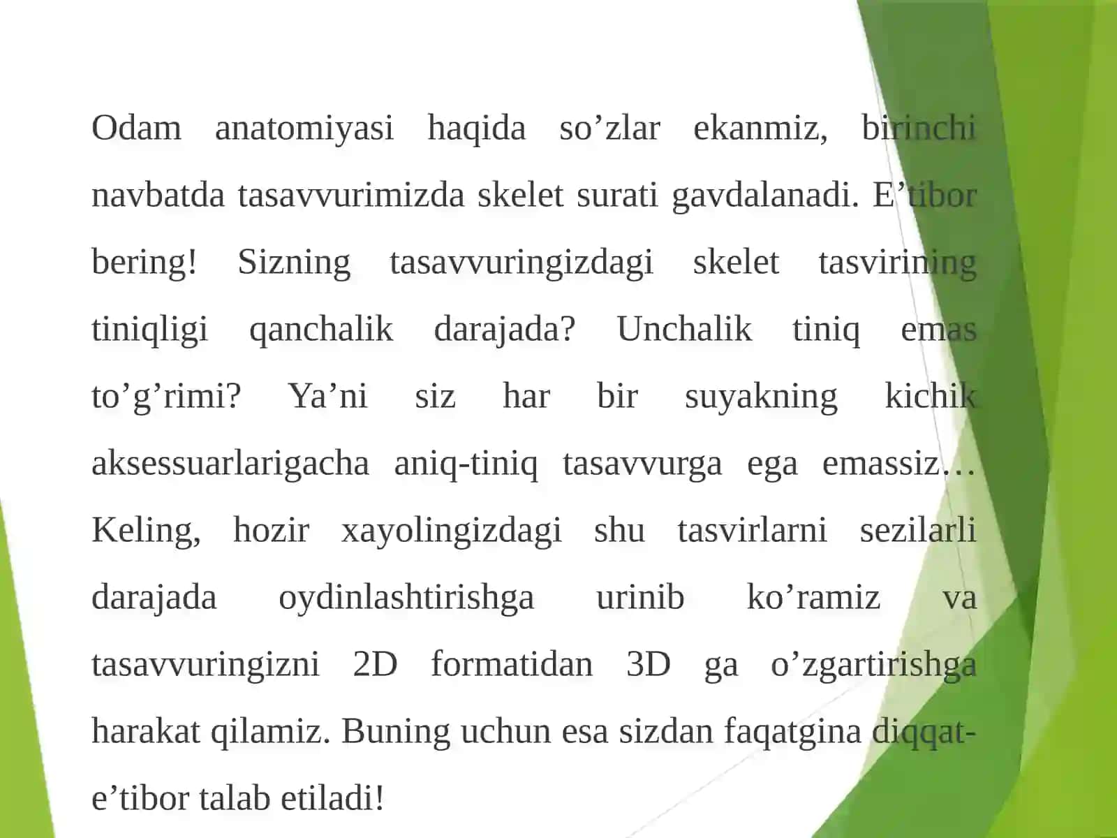 Anatomiyavafiziologiyafani:Umumiytushuncha 4