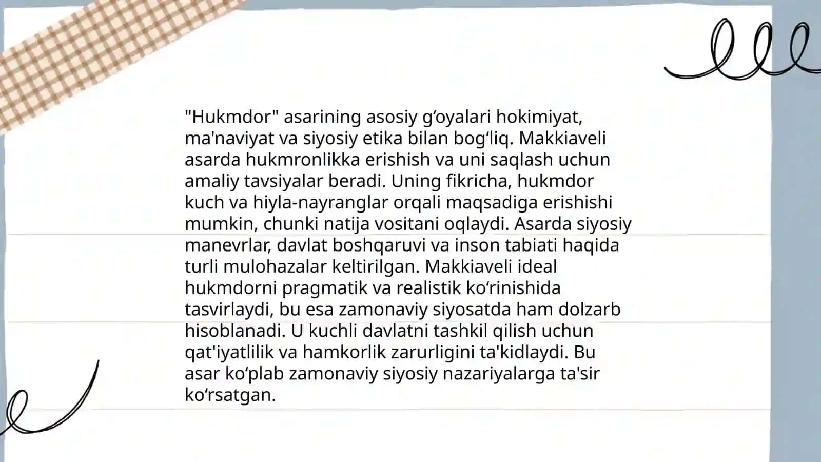 Makiavillining hukmdori asari 4