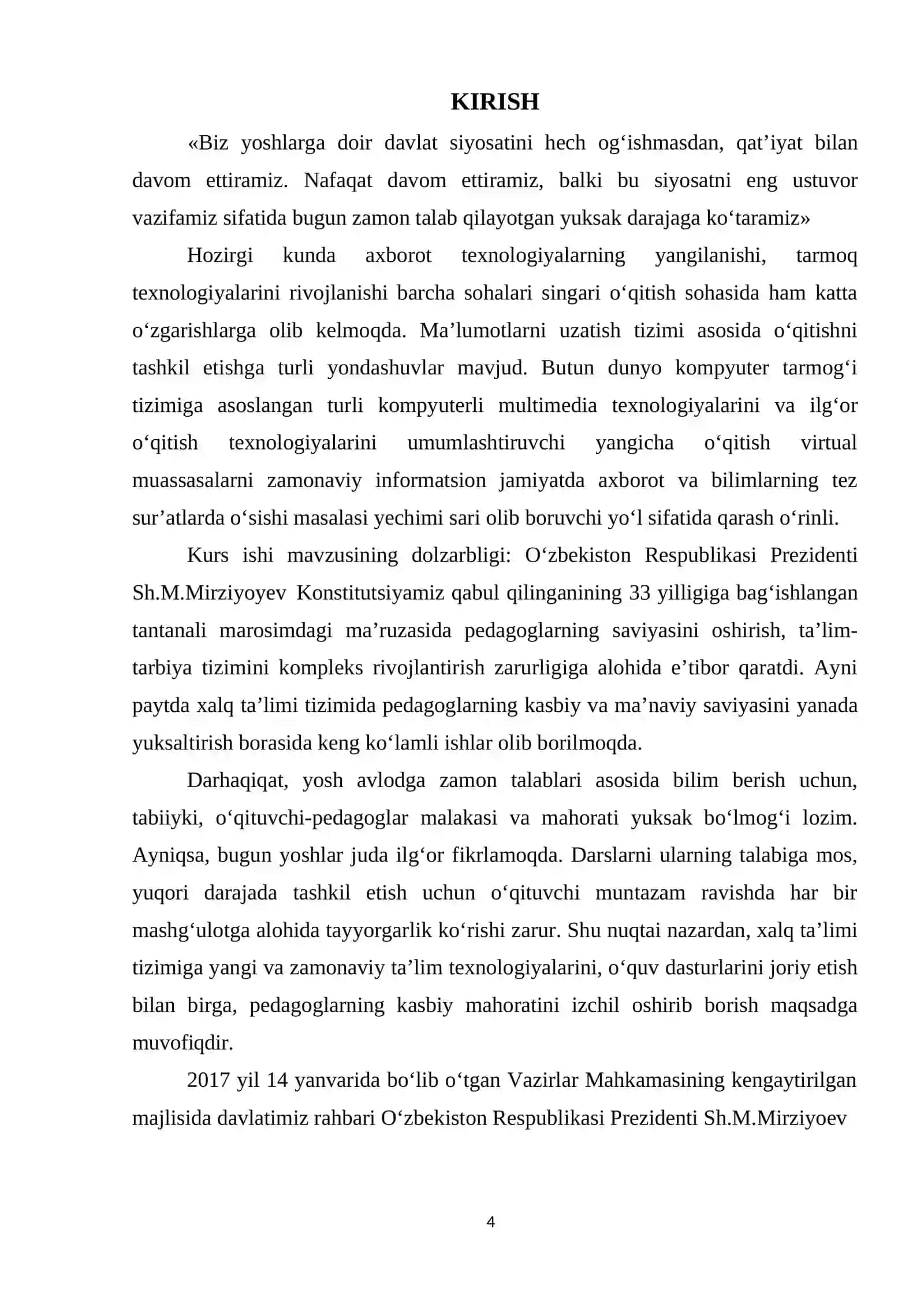 Dasturlash tillari va uni o'qitish metodikasi 4