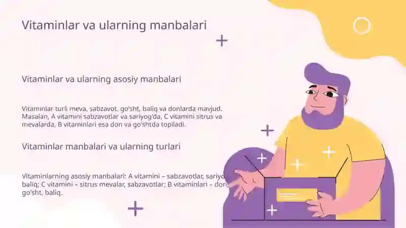 Vitaminlarni tibbiyotda qo'llanishi va antivitaminlar. 4