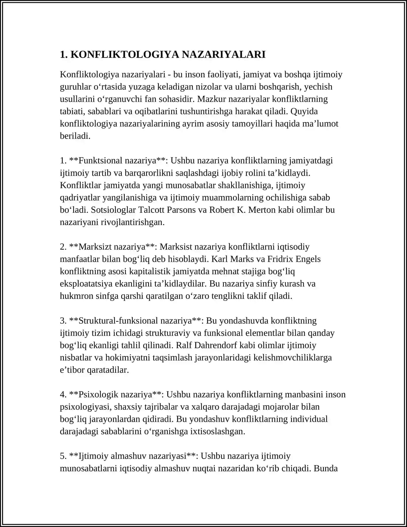 KONFLIKTOLOGIYA DIAGNOSTIKASI 4