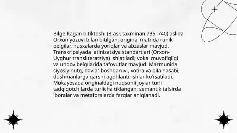 O'rxun-Enasoy yozuvi bitiktoshlarining 4