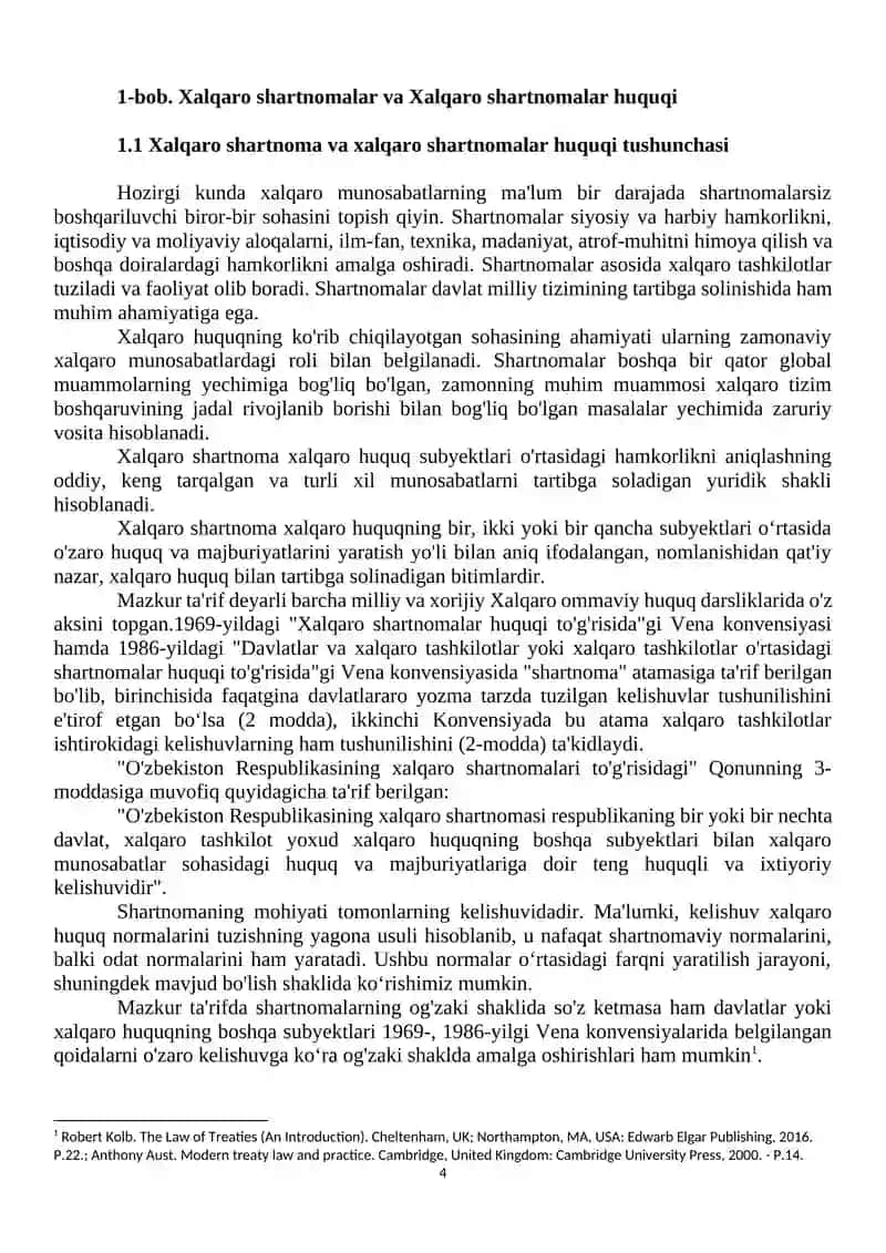 Xalqaro Shartnomalar Huquqi 4