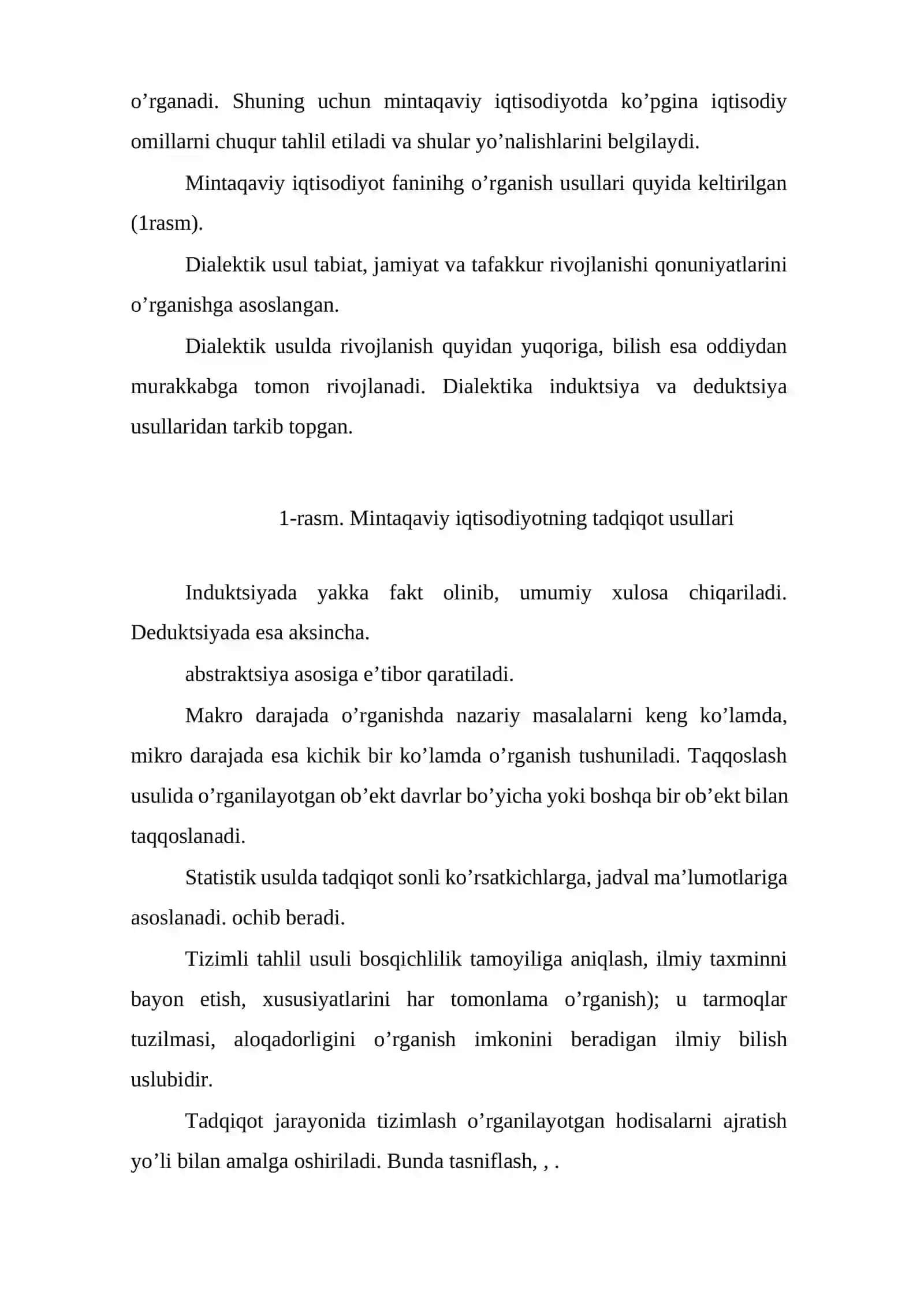 MINTAQAVIY IQTISODIYOT 4