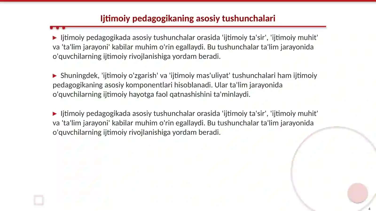 Ijtimoiy pedagogika asoslari 4