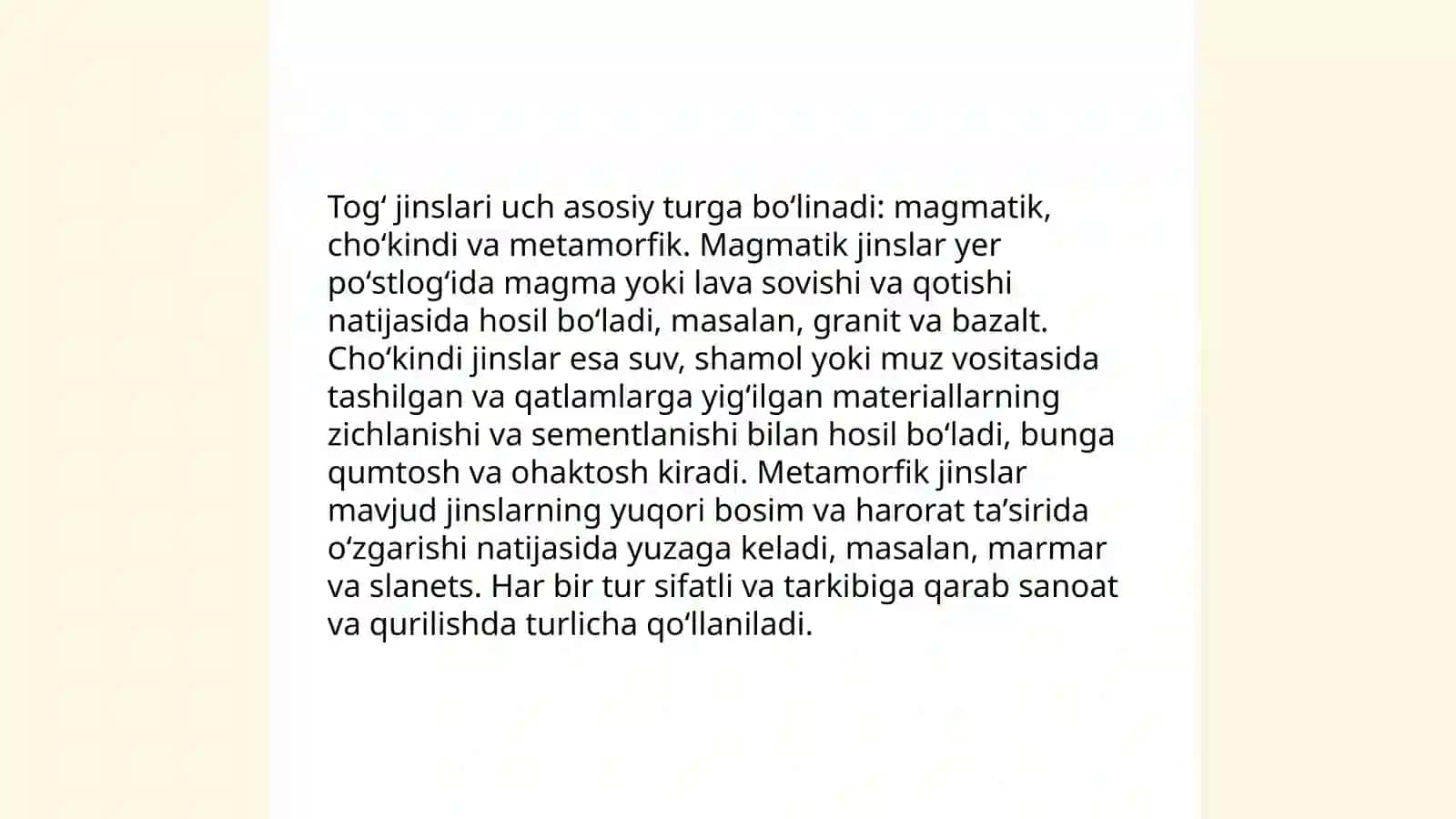 Minerallar va togʻ jinslari 4