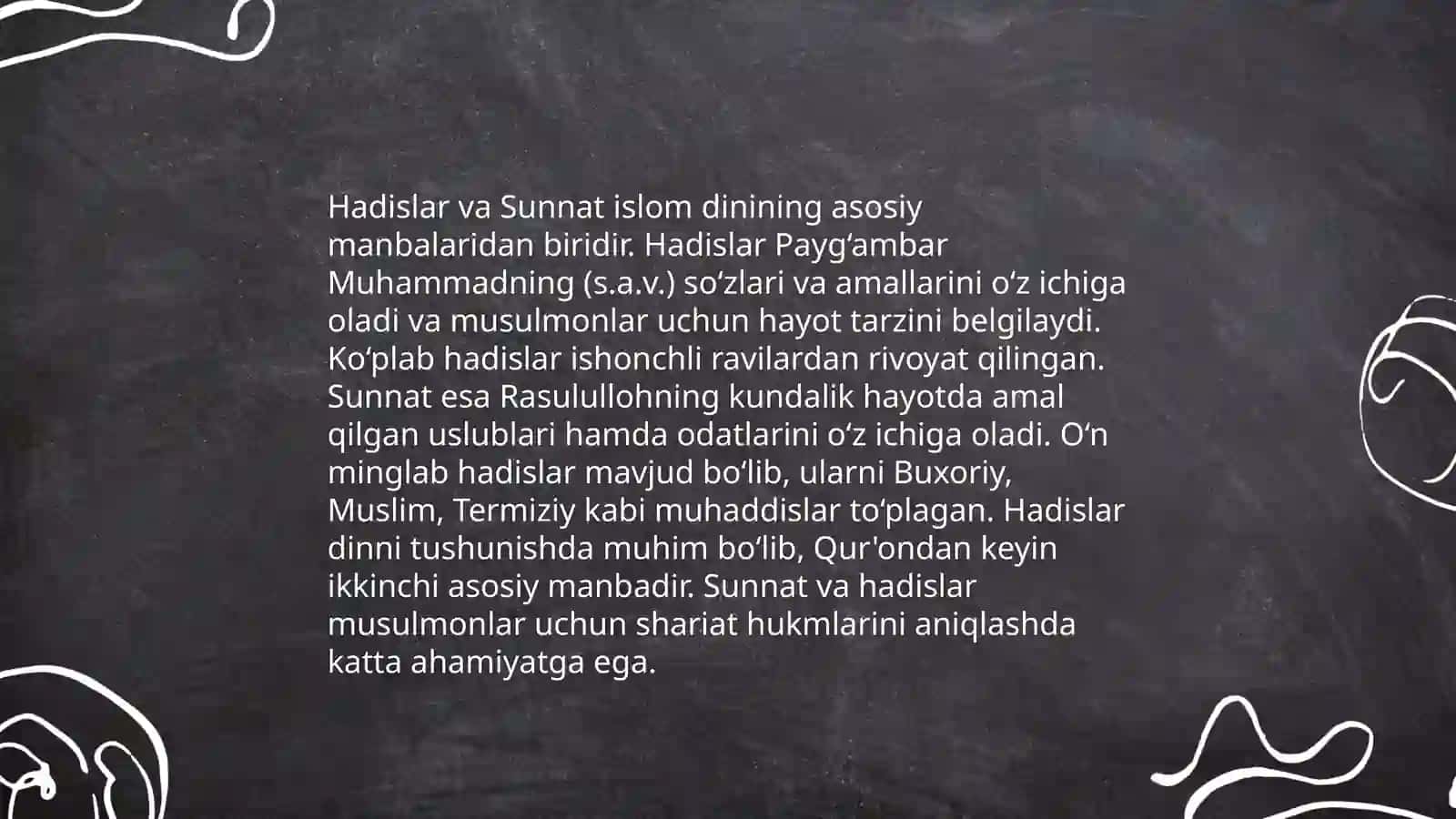 Islom manbalari va oqimlari 4