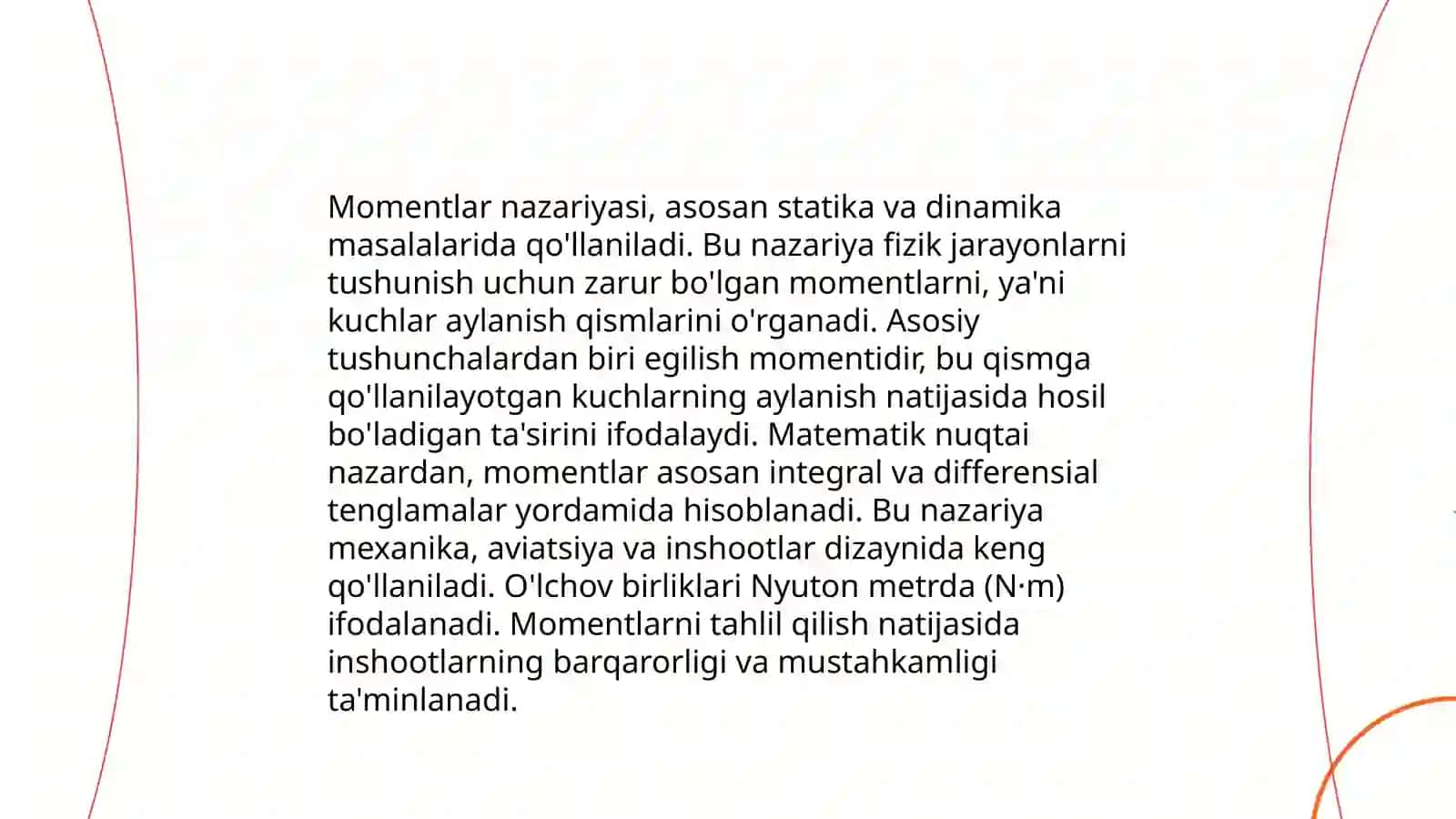 Bog'lanishlar va bog'lanish reyaksiya kuchlari 4