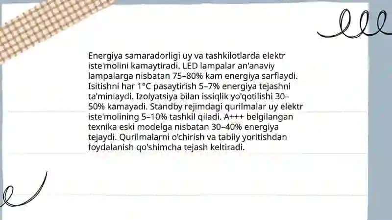 Tabiiy boyliklarni tejaylik 4