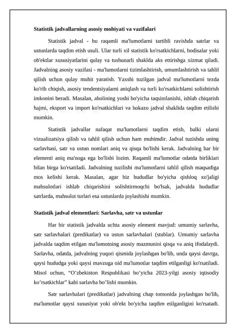 Statistik jadval va grafiklar 4