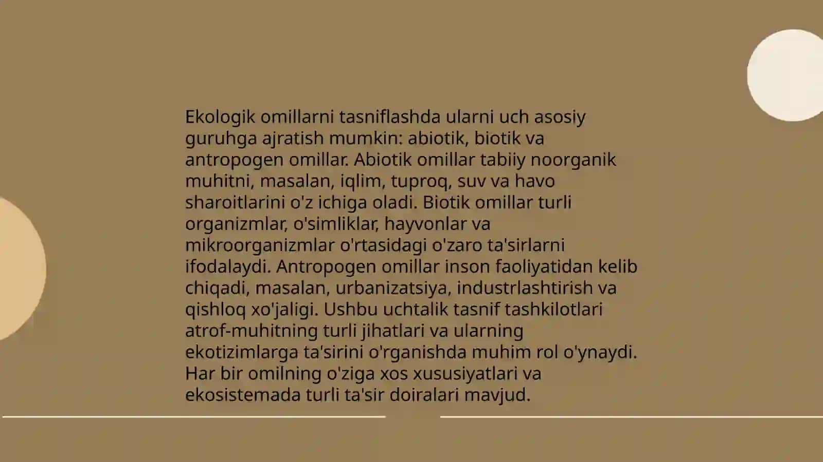 Muhit va ekologik omillar 4