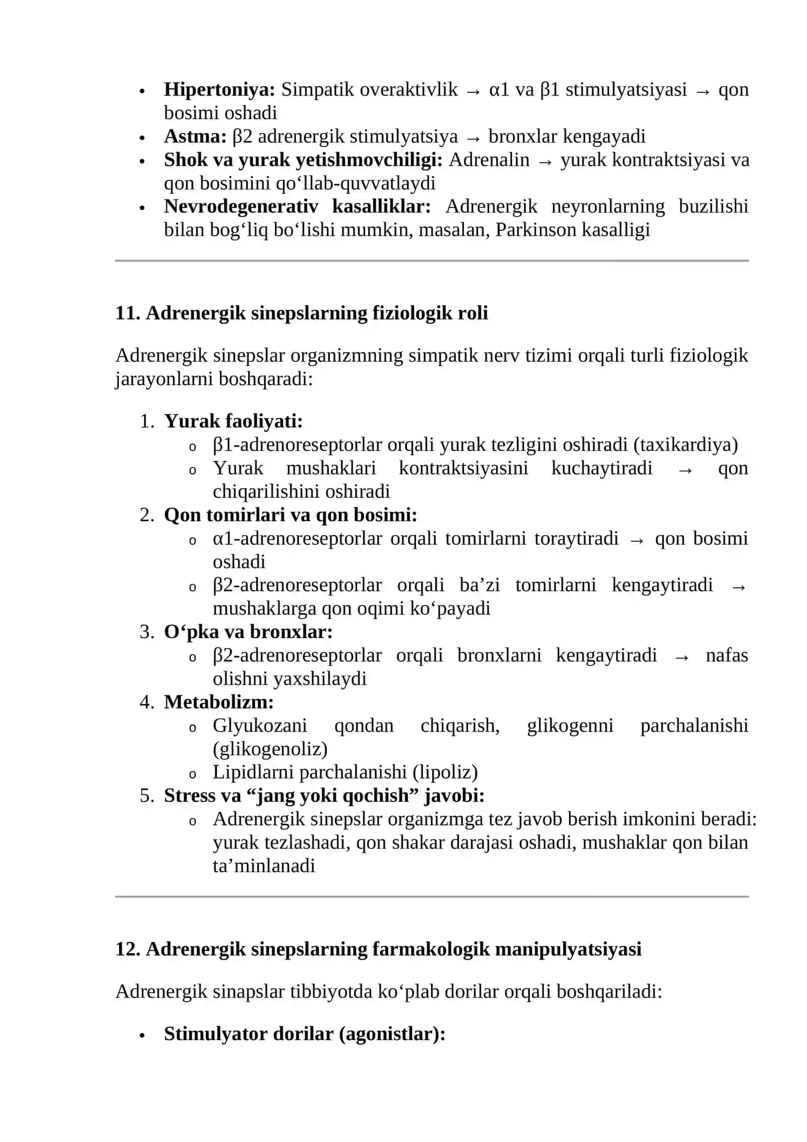 Adrenergik sinepslar 4