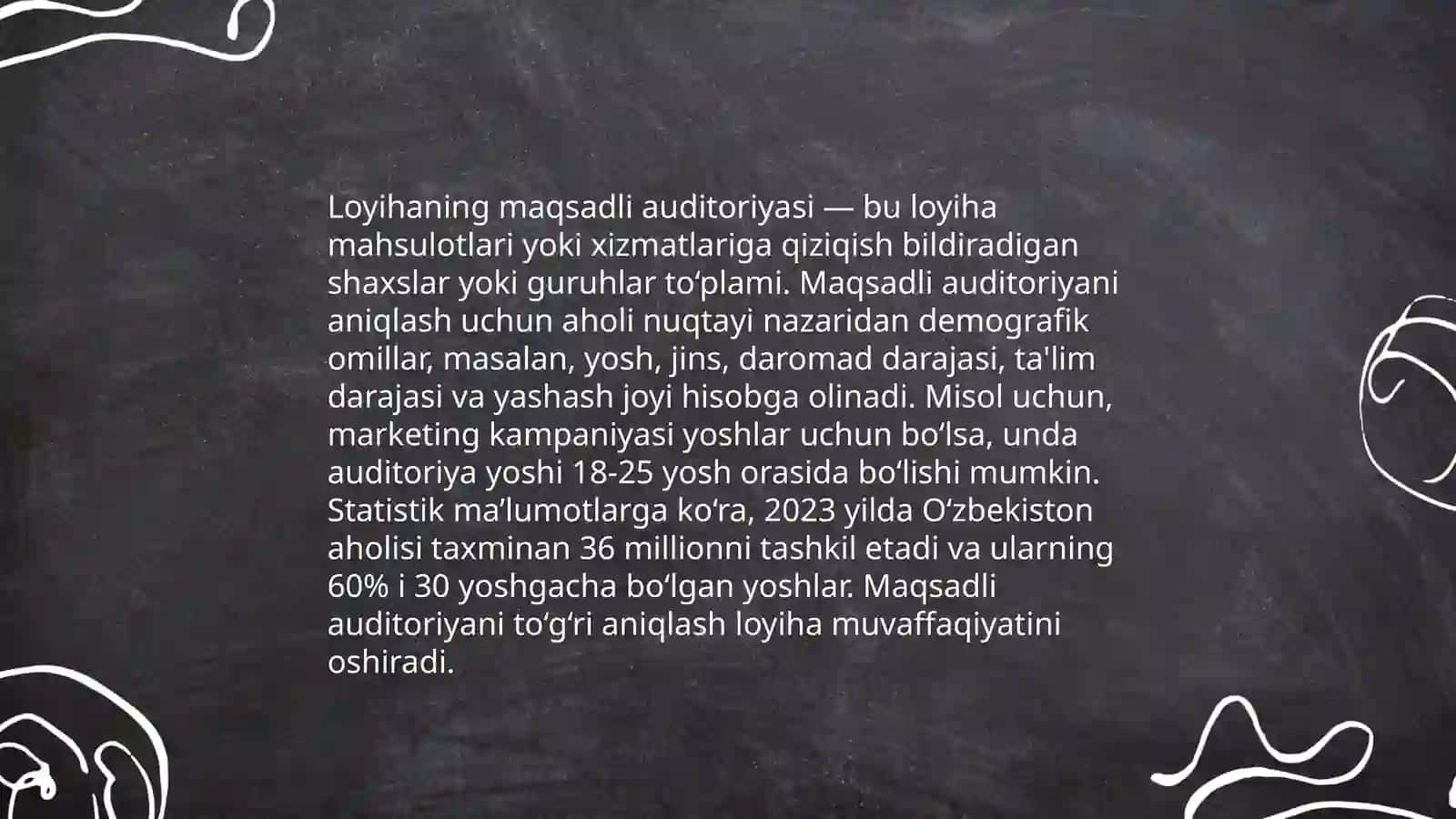 Loyiha.Loyohaning tavsifi 4