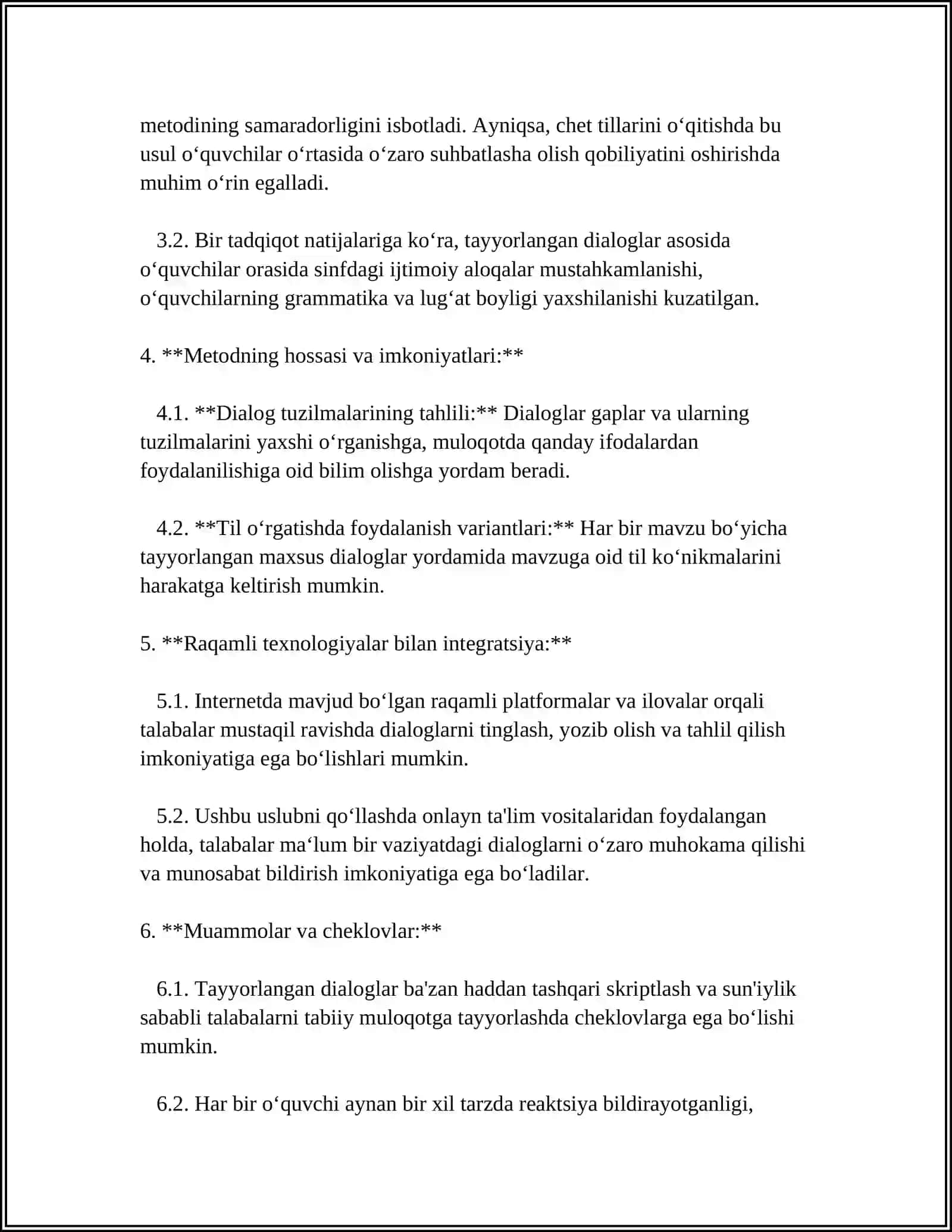 Tayyorlangan Dialoglar Metodi 4
