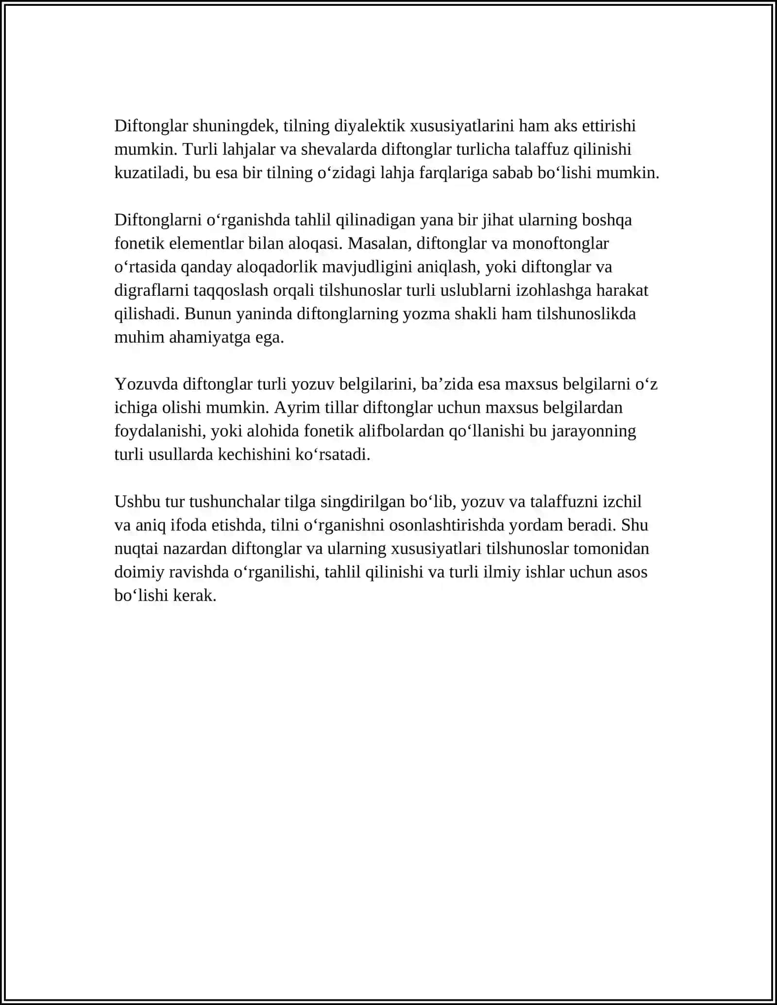 DIFTONG VA DIGRAFLAR.HARF BIRIKMALARI 4