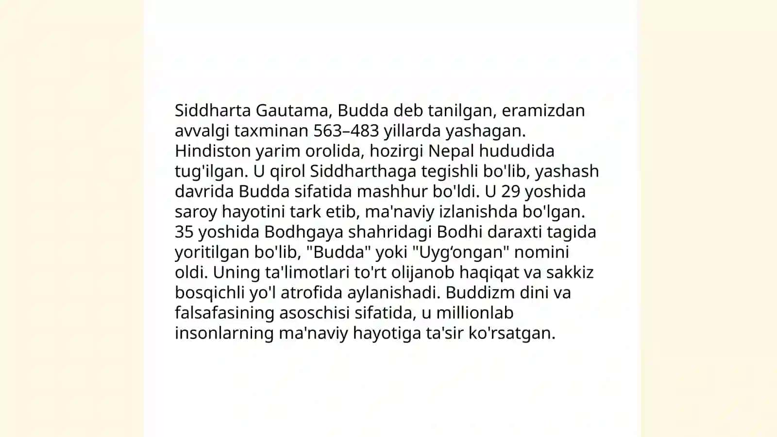 Buddizm dini tarixi va asosiy gʻoyalari 4