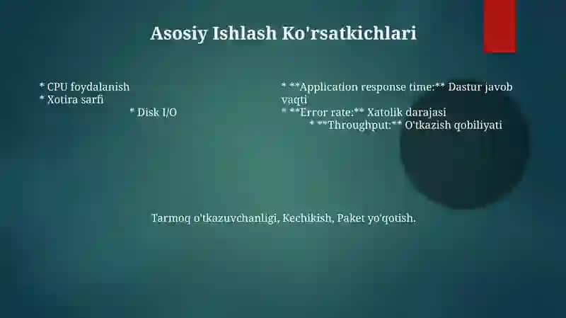 Operatsion tizimlar samaradorligini monitoringi 4