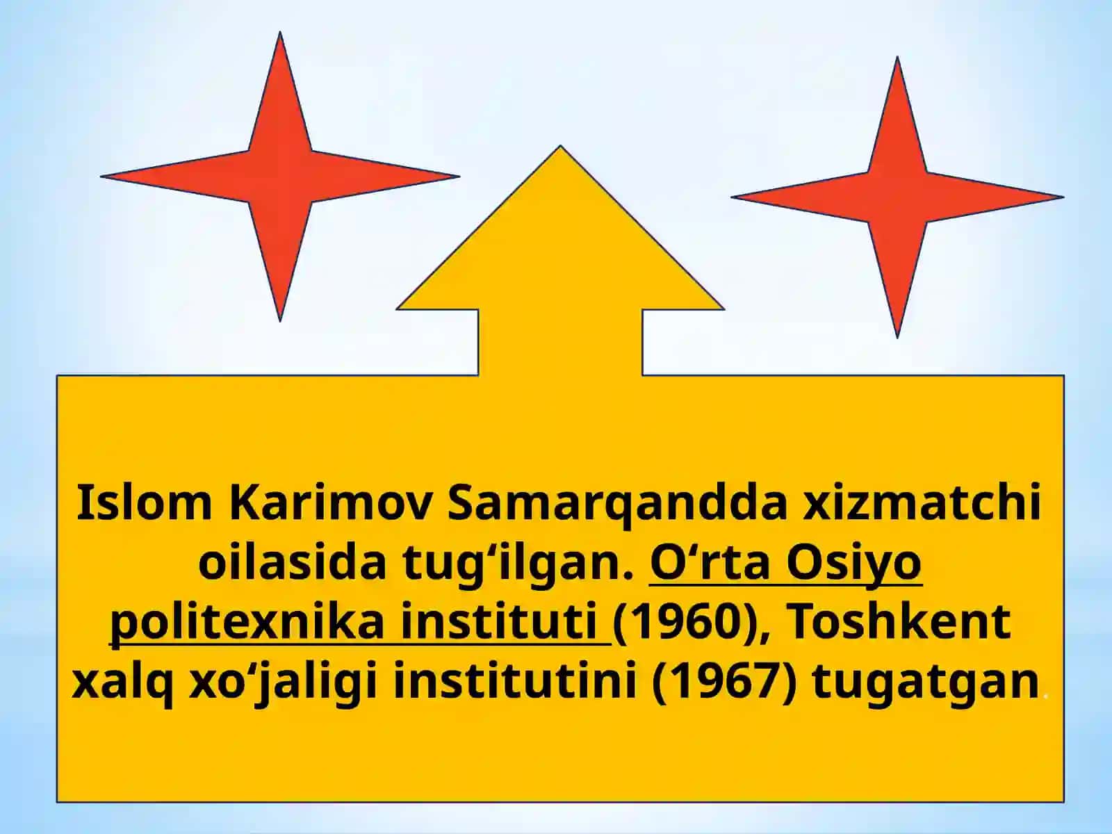 Islom Karimov Mustaqil O’zbekistonning birinchi prezidenti 4