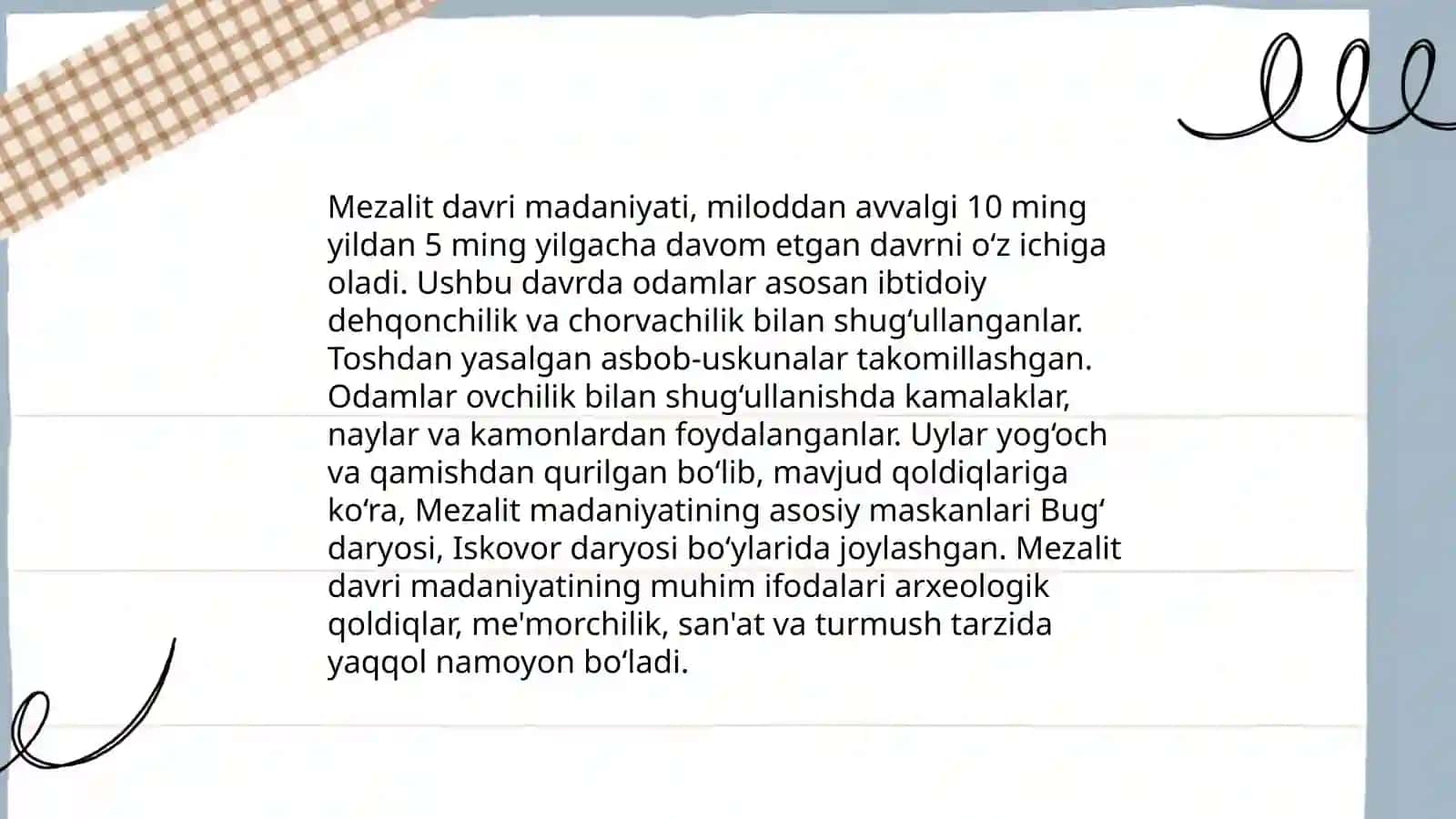 Mezalit davri yodgorliklari 4