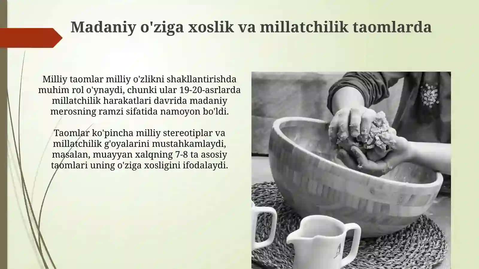 Milliy taomlarning etnografik oʻrni 4