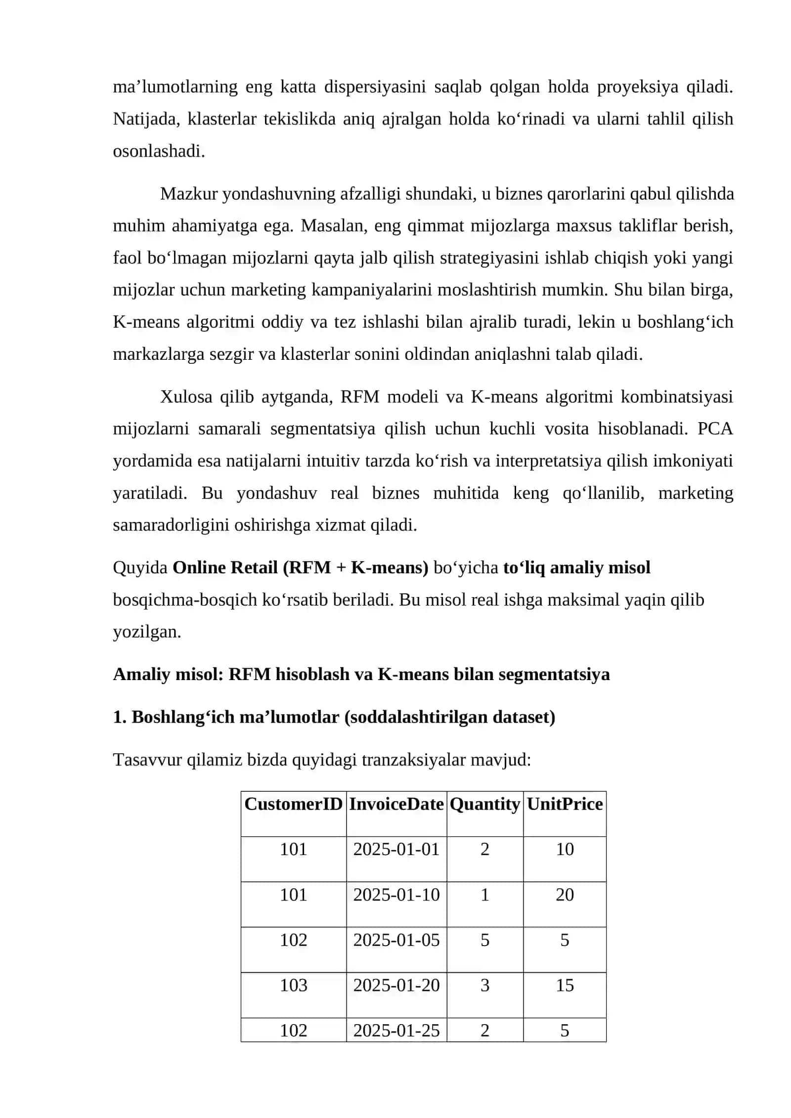 Mashinali o’qitishga kirish 4