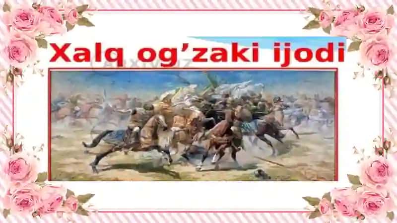 Mehnat tarbiyasida xalq ogʼzaki ijodidan foydalanish 4